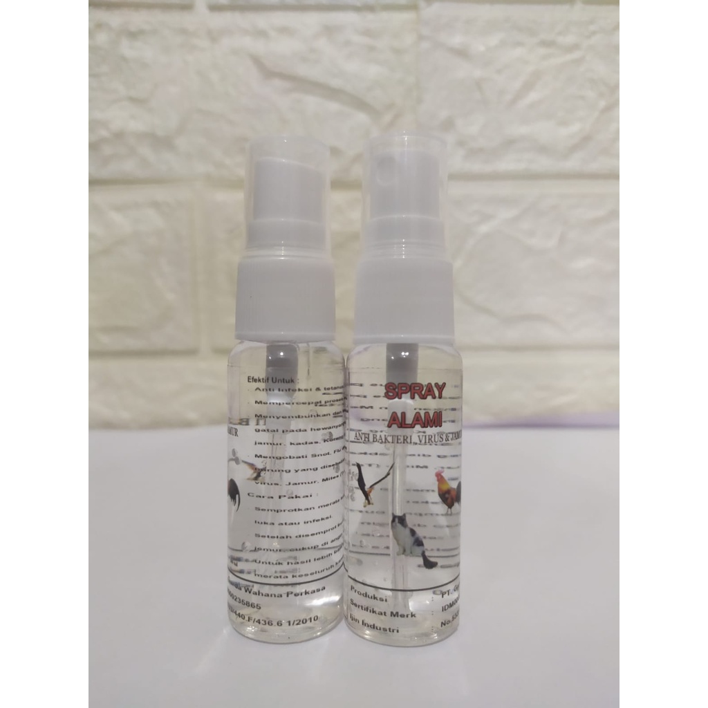 Spray Alami obat jamur kucing gatal-gatal kudis luka dan penyakit kulit lain