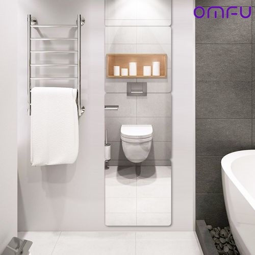 mirror cermin rias cermin dinding cermin gantung cermin cermin kamar mandi stiker dinding PVC untuk kamar tidur OMFU-7