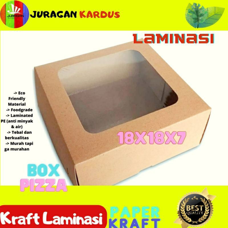 

10PCS DUS DONAT 18X18X7/DUS DONAT/DUS KUE/DUS LAMINASI/DUS JENDELA