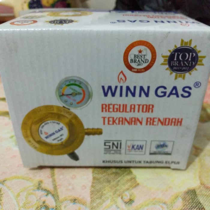 regulator winn gas dengan jarum / regulator gas winn gas premium origin