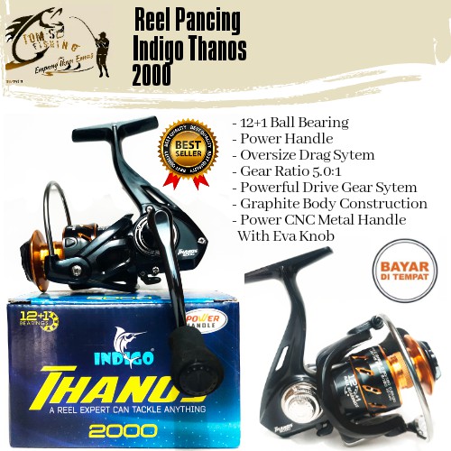 Reel Pancing Thanoz 2000 (12+1 Bearing) Power Handle