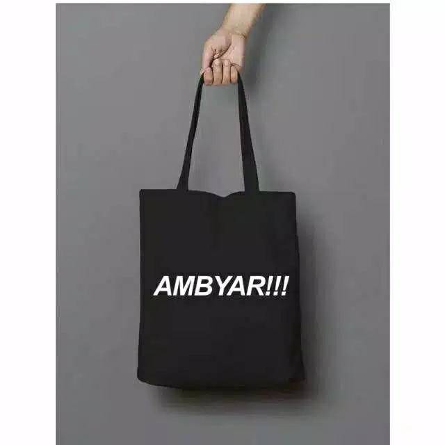 [AMBYAR]TOTEBAG PAKAI RESLETING TOTE BAG K-POP WANITA MURAH KARAKTER