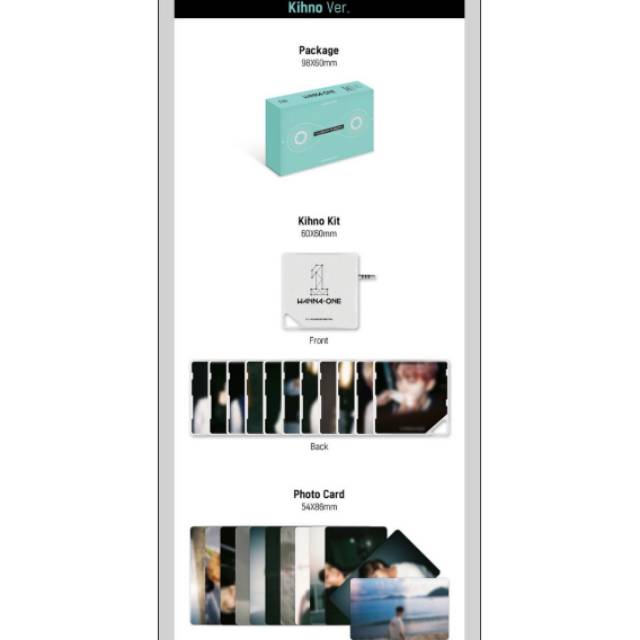 KIHNO POWER OF DESTINY WANNA ONE