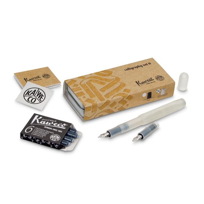 

(BISA COD) KAWECO Sport Calligraphy Set Small Fountain Pen #Stub Brause Nib CUCI GUDANG Kode 889