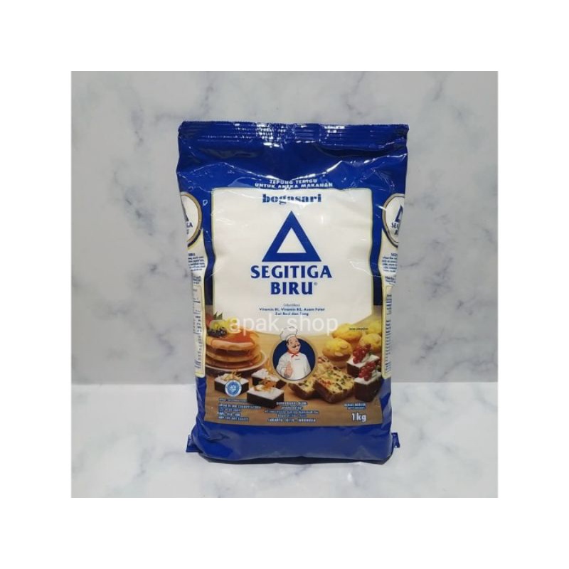 

Tepung SEGITIGA BIRU | protein sedang 1 KG