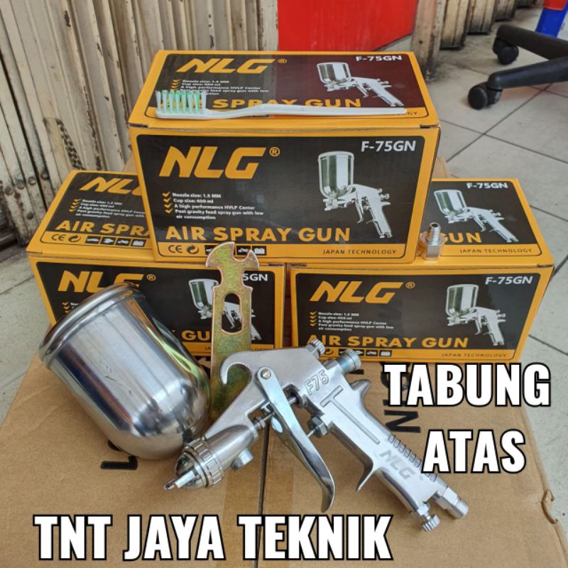 SPRAY GUN F75 TABUNG ATAS NLG / SPRAY GUN F-75GN TABUNG ATAS NLG