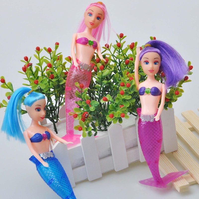 Mary Mermaids Untuk Boneka Dengan Lampu Ekor Bathtub Mainan Boneka Balita Mainan Hadiah Untuk Anak Perempuan