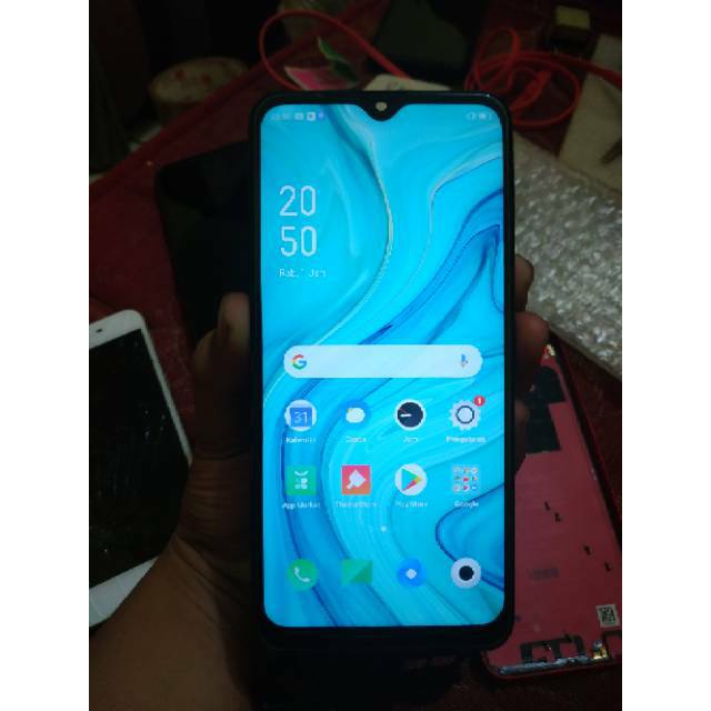 LCD Touchscreen Frame Realme C2 Oppo A1K Original Copotan