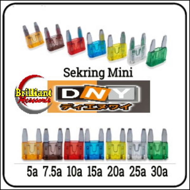 Sekring Fuse DX Tancep DNY Transparant - Dx Besar / Mini