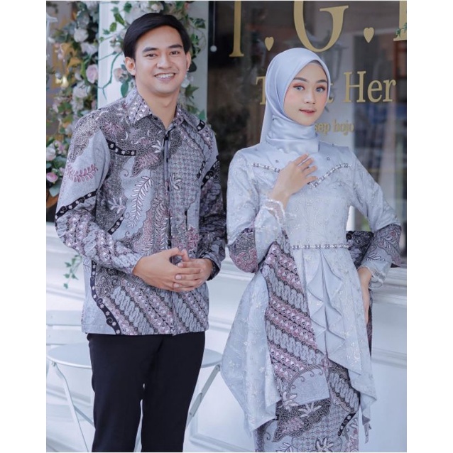 Maura Couple - Sania Ruffle Batik Couple ori Ndoro jowi DNT Garansi Termurah Shopee -CP WILONA R0SE