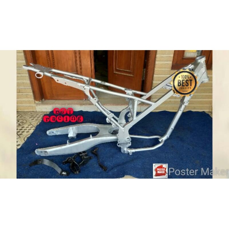 FRAME RANGKA KLX PLUS AREM LISLAS PNP MEGAPRO SCORPIO VIXION DLL Bonus FUstepp fulset