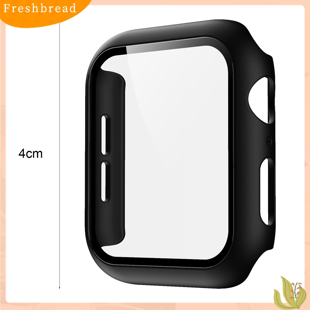 Terlaris Glass Case for Apple Watch Series S6 SE 40mm Scratch Resistant Screen Protector