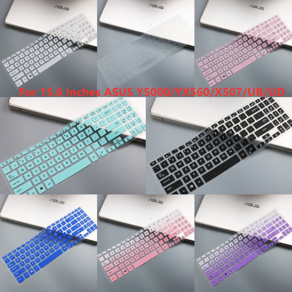 For 15.6 Inches ASUS Y5000/YX560/X507/UB/UD Soft Ultra-thin Silicone Laptop Keyboard Cover Protector