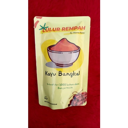 Lulur rempah kayu bangkal  1000,% original