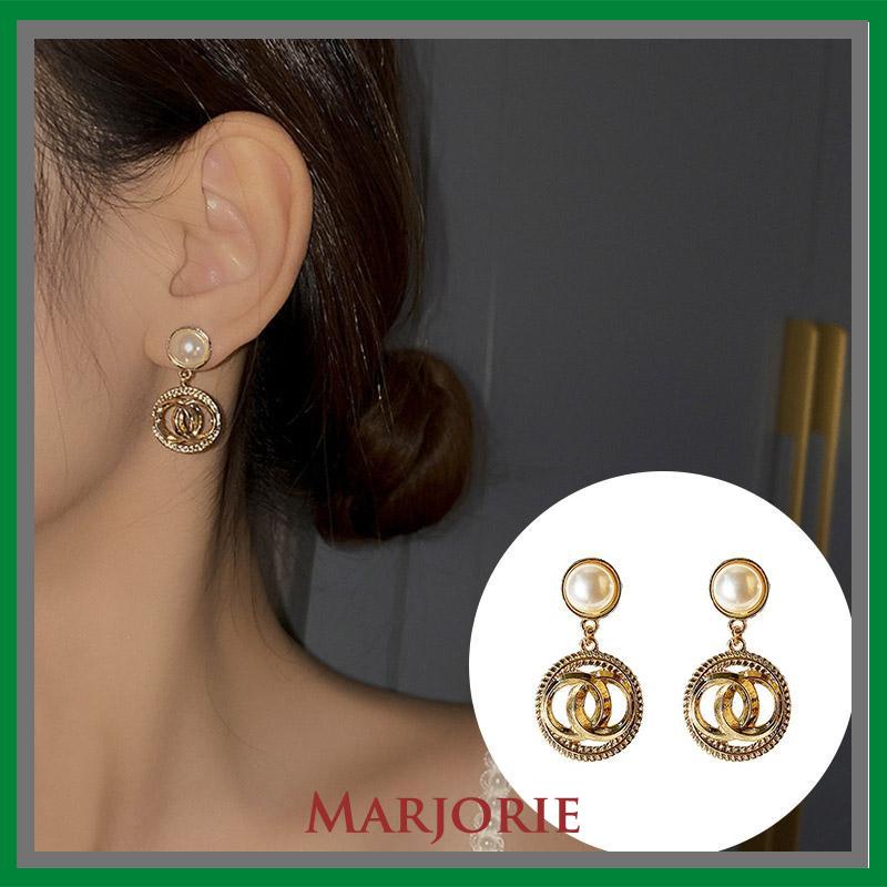 Anting-Anting Fashion Gaya Istana Anting-Anting Mutiara Anting-Anting Wanita Anting-Anting Kepribadian-MJD