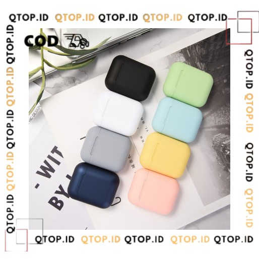 HEADSET BLUETOOTH TWS INPODS I12 MACARON EARPHONE BLUETOOTH 5.0 WARNA MACARON