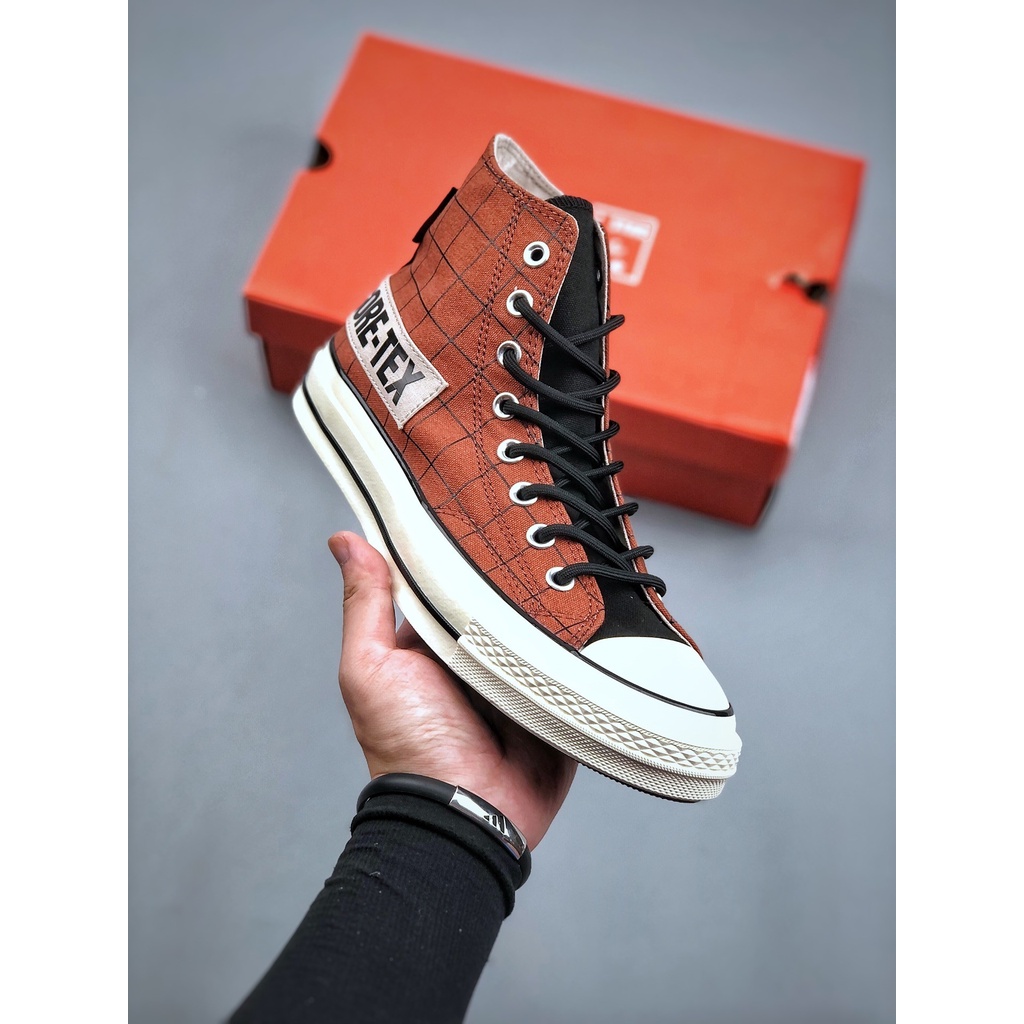 CONVERSE ALL STAR CHUCK TAYLOR 70s HIGH GORE TEX COLD FUSION BARK BROWN