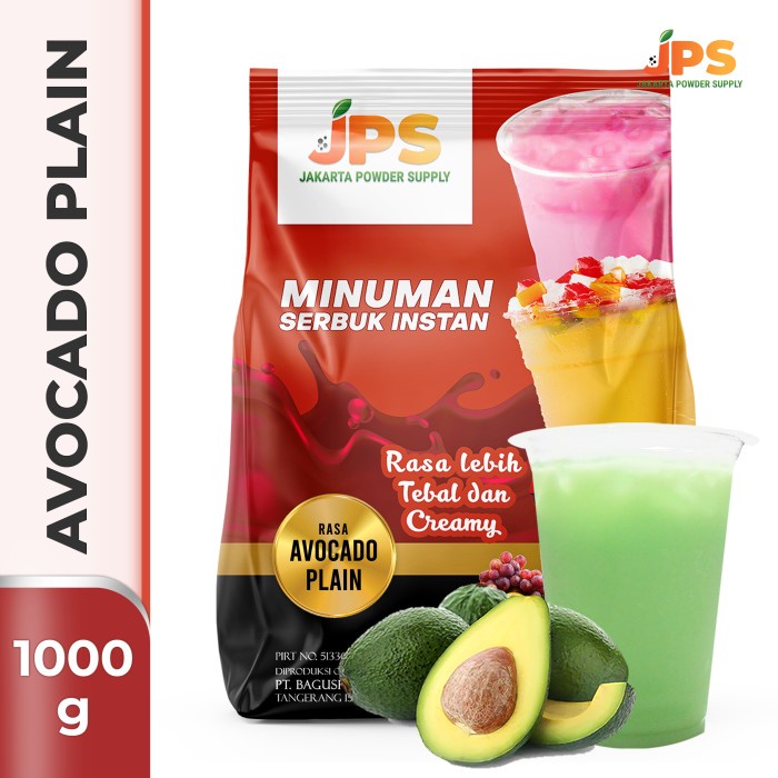 

DISKON - (BISA COD) Bubuk Minuman Avocado Plain Powder JPS Tanpa Gula