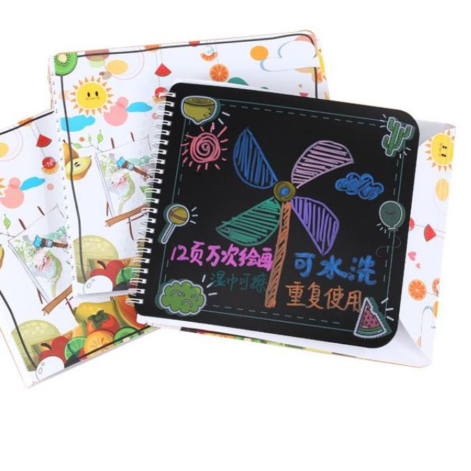 

T56Ⓜ Buku Mewarnai Bisa Dihapus / Washable Drawing Book TERBAIK