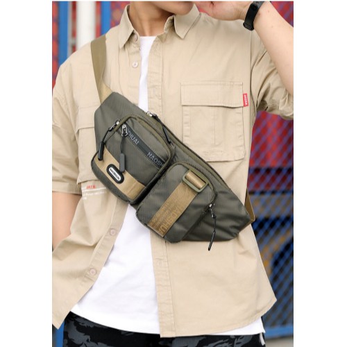 Tas Selempang Pria Tas Pinggang Waistbag 1704