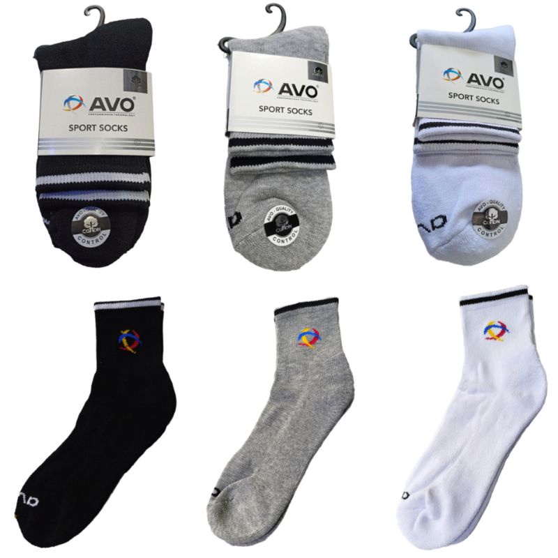 KAOS KAKI SPORT AVO PENDEK 3/4 | ORIGINAL SOCKS