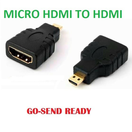 MICRO HDMI TO HDMI ADAPTER/SAMBUNGAN MICRO HDMI TO HDMI