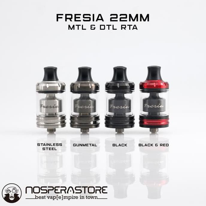 Fresia RTA MTL DL By Damn Vape - Authentic - GUNMETAL