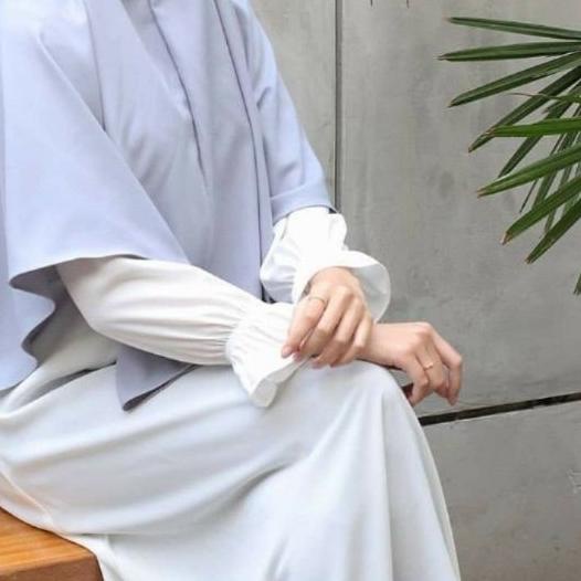 ♠ Bergo Maryam Tali Wolfis Tebal Jumbo XL/Hijab Instan/Premium// ➴
