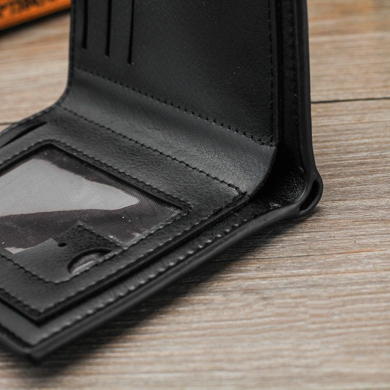 Highland Dompet Kulit Pria Lipat Short Wallet Import Dompet Pendek Pria TDP03