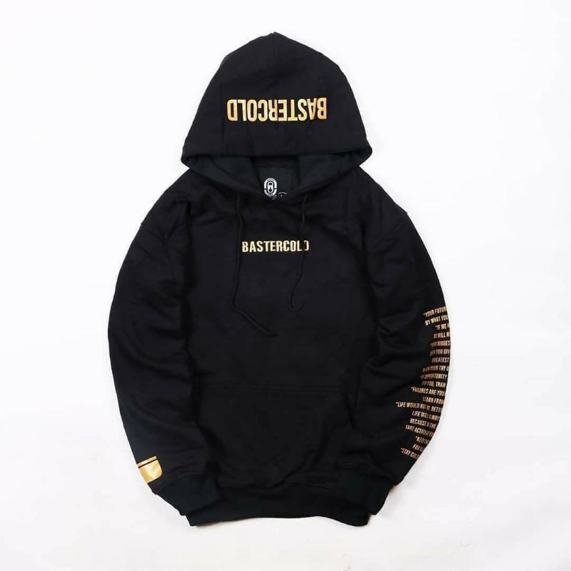 Hoodie BASTERCOLD LOGO BORDIR SIZE USA (LUAR)