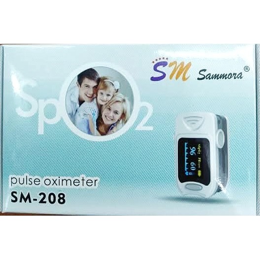 Sammora Alat Pengukur Kadar Oksigen Dalam Tubuh Pulse Oximeter SpO2