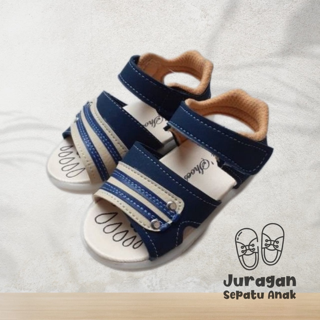 Sandal anak laki-laki casual 1 s/d 3 tahun balita termurah size 22-25 Sandal anak balita/sandal anak laki laki/sandal anak lucu