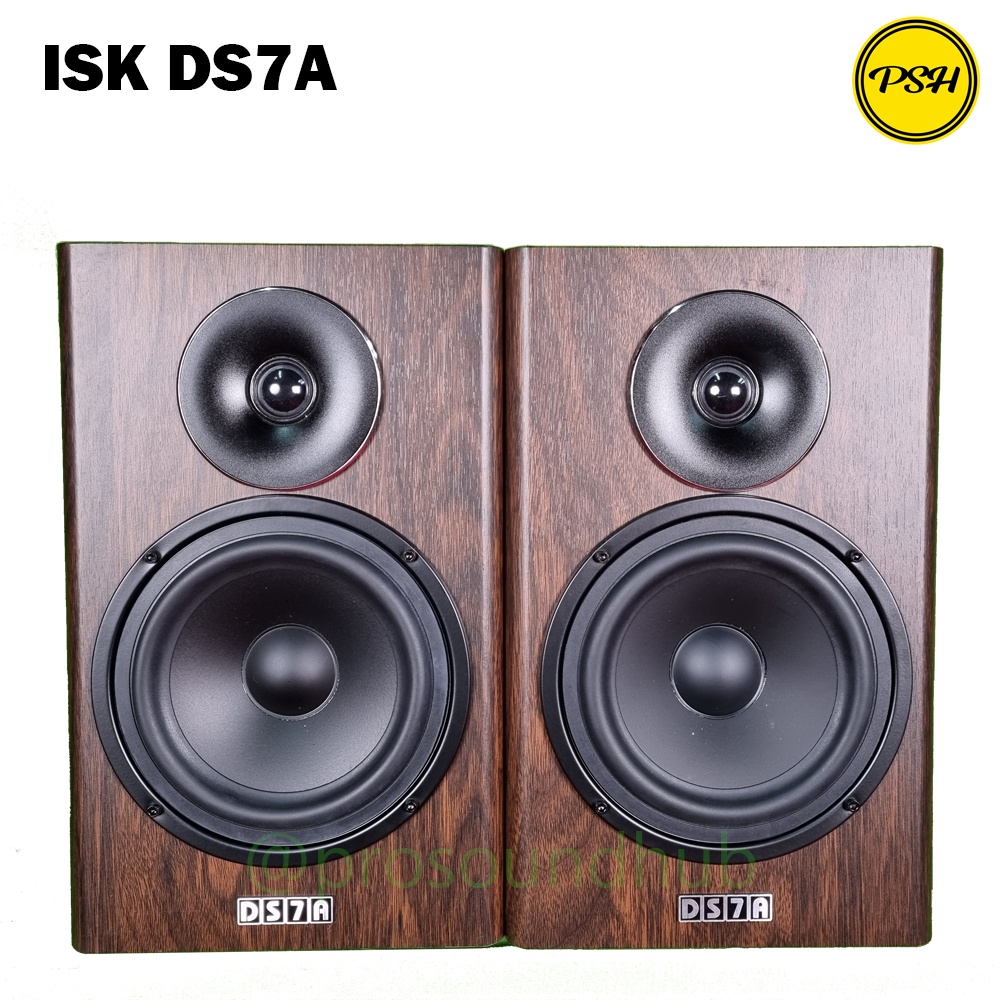 iSK DS7A DS 7 A 7A Dophin Sound Speaker Monitor 7" Flat Mixing Rekaman Recording Reference Active