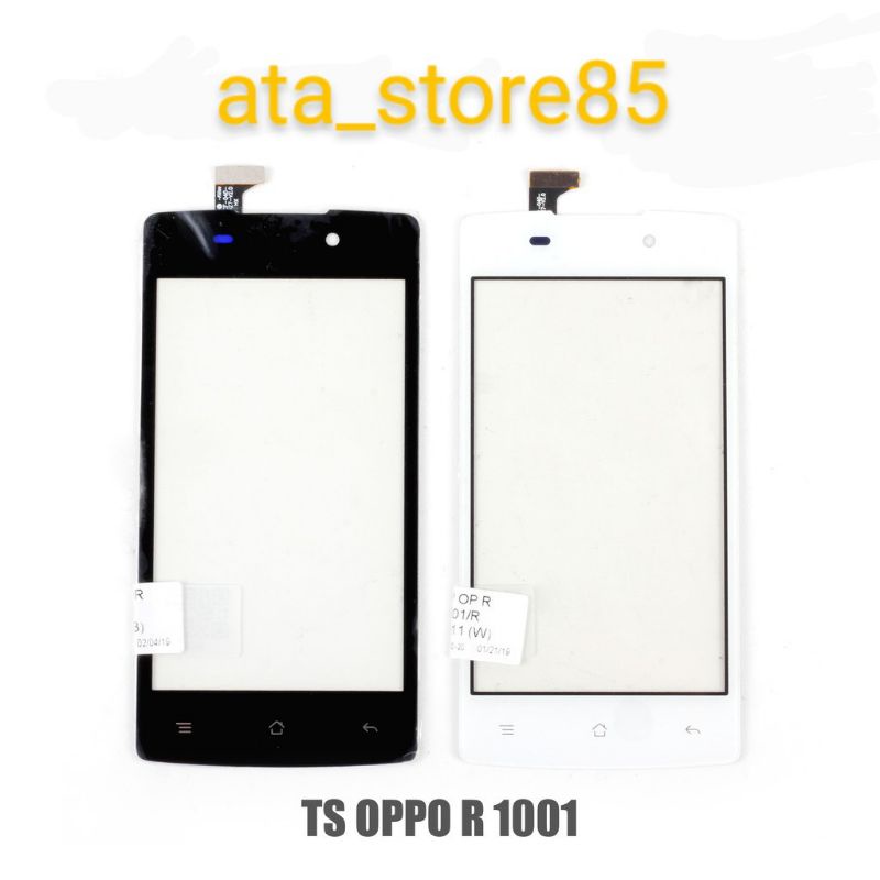 Touchscreen TS TC Kaca Depan Oppo R1001 R 1001