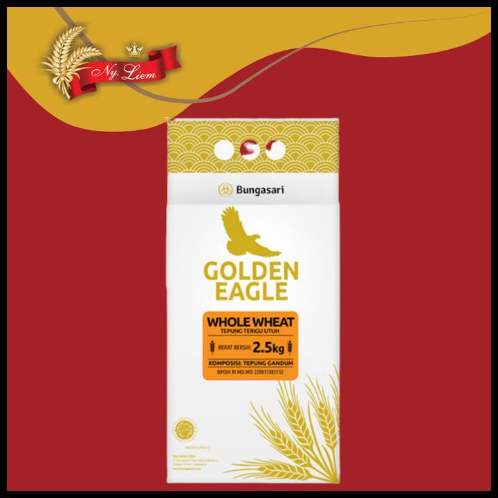 

Golden Eagle Tepung Gandum Whole Wheat 2,5Kg