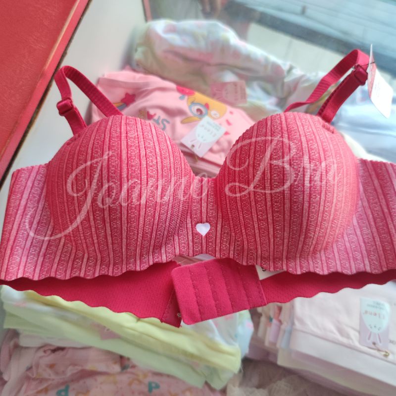 Elena Bra BH Busa Tebal Tanpa Kawat Half Cup A Kecil E 24108/229 - 34A-38A - BH Cup Kecil Kait 3 Sea