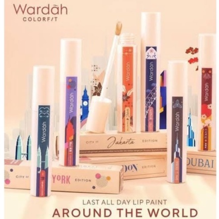 Wardah Colorfit Last All Day Lip Paint / Lip cream / Lipstick Wardah 4.2 gr