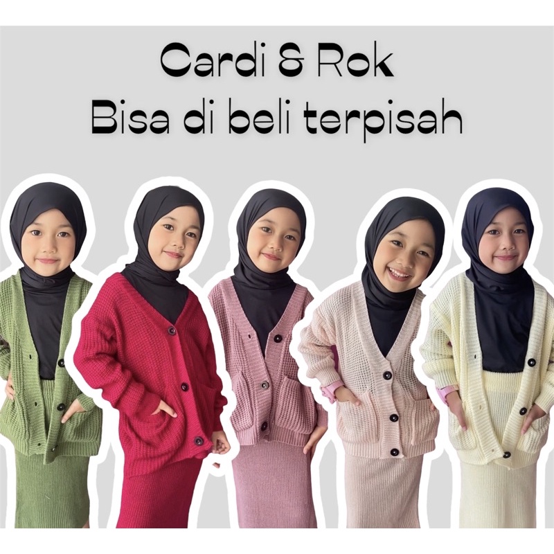 SETELAN ATASAN DAN BAWAHAN ROK &amp; CARDY