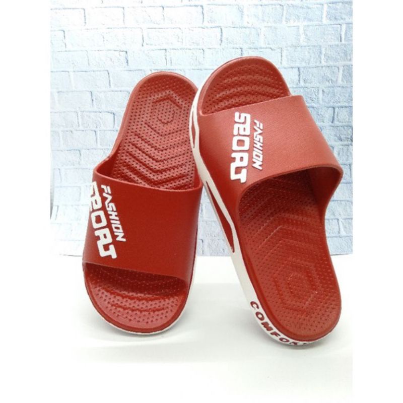 Sandal Slop Pria Sandal Laki Laki Sendal Slip-on Cowok