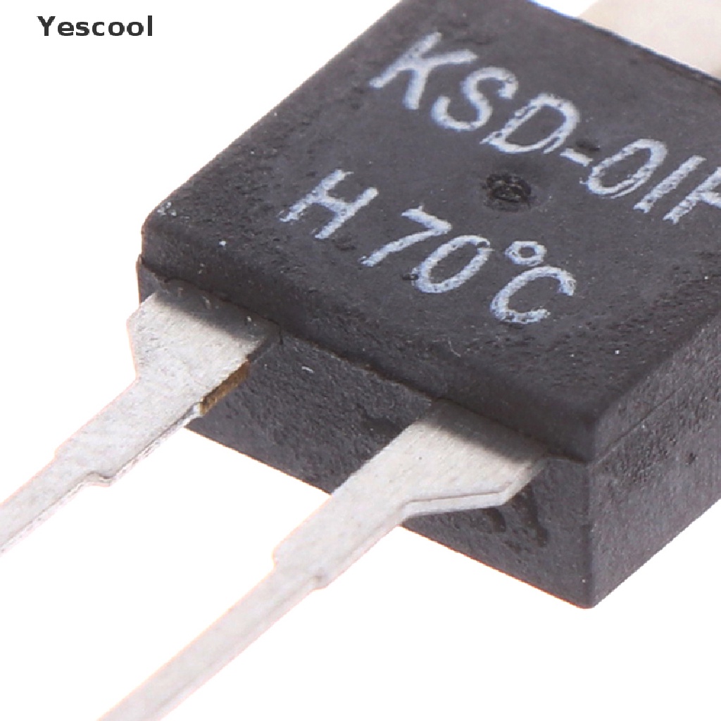 Yescool KSD-01F 2Pcs Saklar Sensor Termostat Suhu 70 Derajat