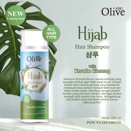 Olive Hijab Shampoo &amp; Hair Conditioner 200 ml