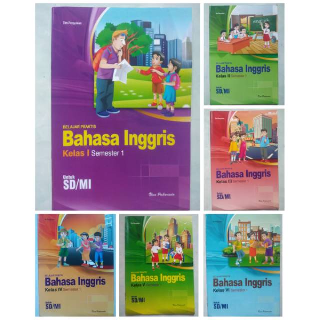 LKS Bahasa Inggris SD Kelas 1,2,3,4,5,6 semester 1