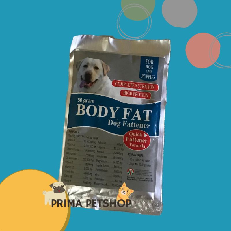 BODY FAT DOG FATTERNER PENGGEMUK ANJING PUPPY DAN ADULT