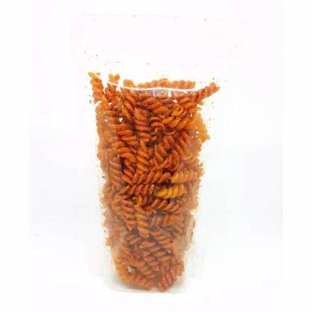 Makaroni ulir atau spiral aneka rasa 100 gr