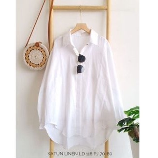 Tunik katun linen ld 116 cm