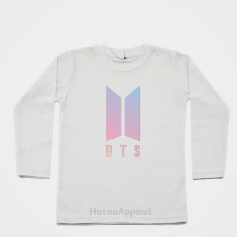 BAJU ANAK KAOS ANAK PEREMPUAN BTS BT21 LENGAN PANJANG