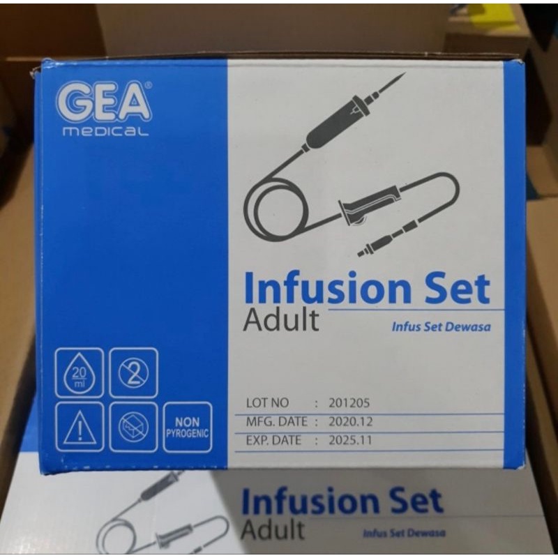 Infuset Dewasa GEA / Infus Set Dewasa GEA