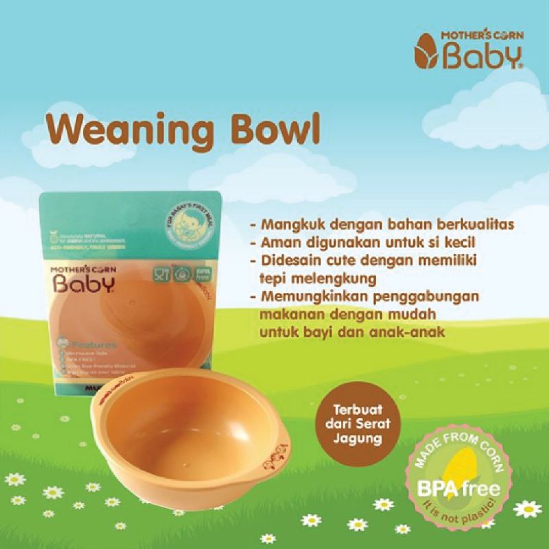 Mother's Corn Baby Multi Weaning Bowl/Mangkok Makan Bayi