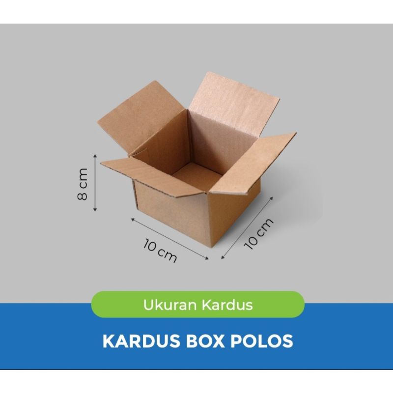 Kardus Polos Box Karton Packing Murah UK 10 x 10 x 8