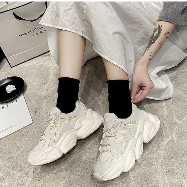 TBIG [COD] Sepatu Sekolah Sneakers Import Shoes HENA Wanita Sepatu Korea Style Sekolah Kuliah